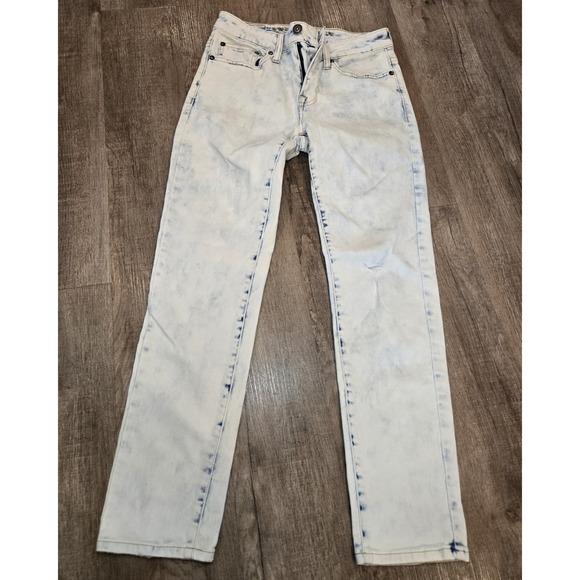 American Eagle Outfitters Women's 28x28 Acid Wash Extreme Flex Distressed Jeans - Picture 1 of 5
